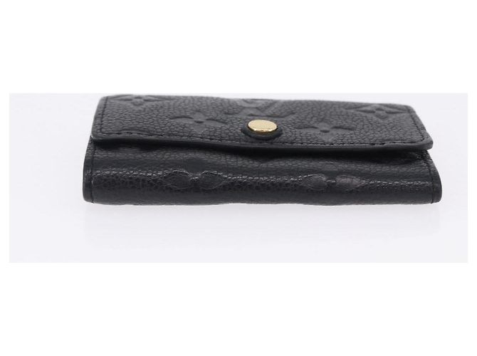LOUIS VUITTON Monogram Empreinte Multicles 6 Key Case Black M64421 Auth 183514A Negro - vista 6