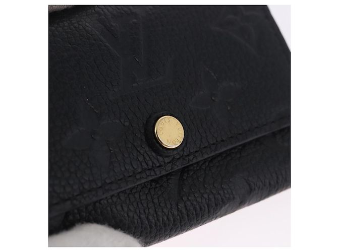 LOUIS VUITTON Monogram Empreinte Multicles 6 Key Case Black M64421 Auth 183514A Negro - vista 8