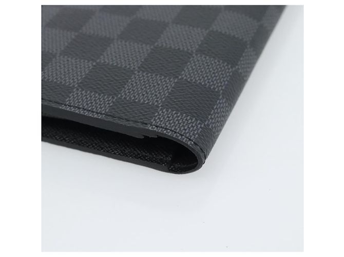 LOUIS VUITTON Damier Grafitte Portefeuille Braza Long Wallet N62665 Auth 194331A Damier ebene - vista 15
