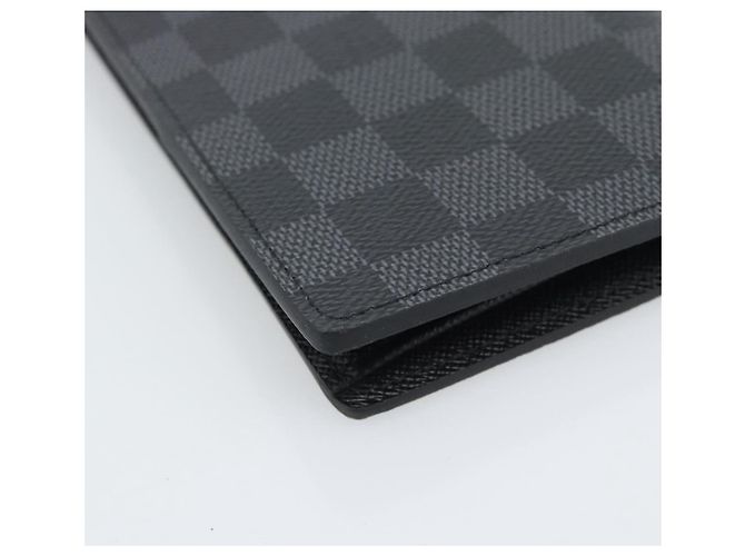 LOUIS VUITTON Damier Grafitte Portefeuille Braza Long Wallet N62665 Auth 194331A Damier ebene - vista 16