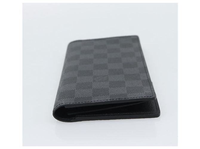 LOUIS VUITTON Damier Grafitte Portefeuille Braza Long Wallet N62665 Auth 194331A Damier ebene - vista 6