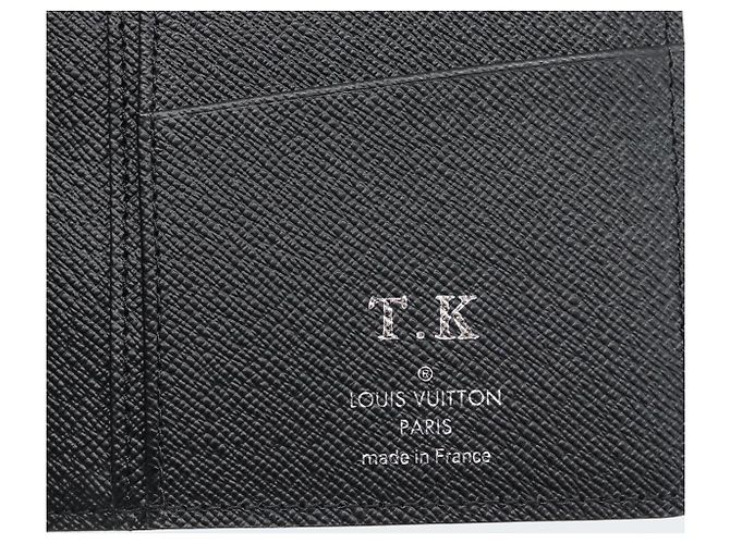 LOUIS VUITTON Damier Grafitte Portefeuille Braza Long Wallet N62665 Auth 194331A Damier ebene - vista 9