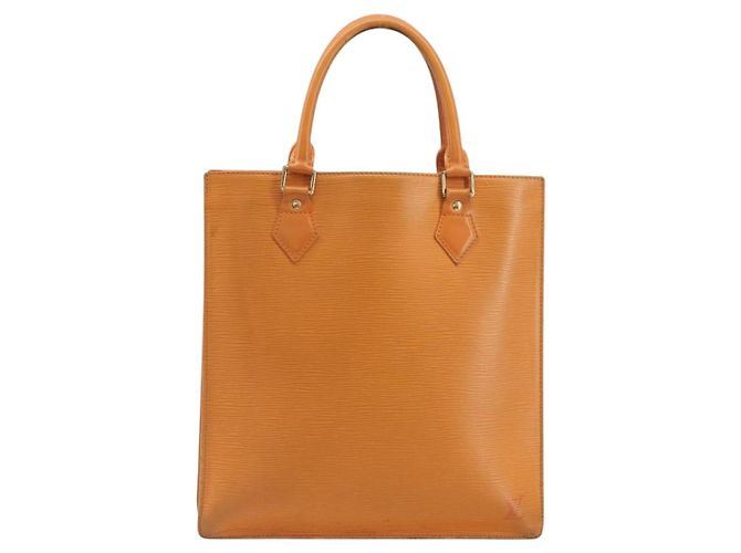 LOUIS VUITTON Epi Sac Plat PM Hand Bag Mandarin M5274H LV Auth BA14186 Grigio - vista 13