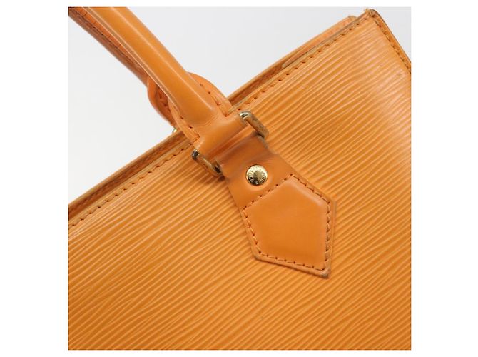 LOUIS VUITTON Epi Sac Plat PM Hand Bag Mandarin M5274H LV Auth BA14186 Grigio - vista 17