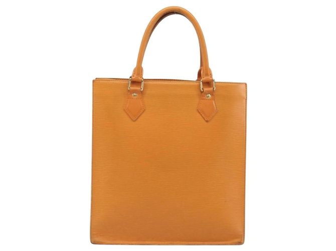 LOUIS VUITTON Epi Sac Plat PM Hand Bag Mandarin M5274H LV Auth BA14186 Grigio - vista 2