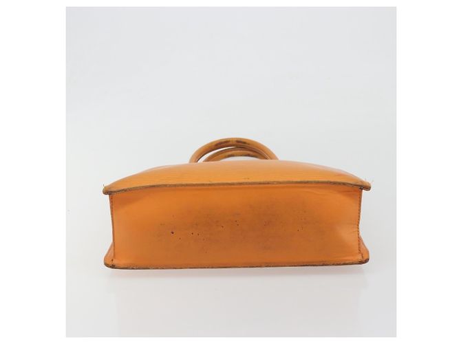 LOUIS VUITTON Epi Sac Plat PM Hand Bag Mandarin M5274H LV Auth BA14186 Grigio - vista 5