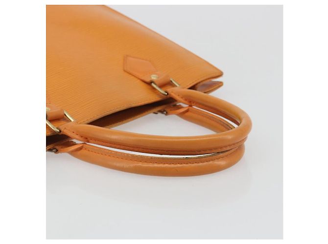 LOUIS VUITTON Epi Sac Plat PM Hand Bag Mandarin M5274H LV Auth BA14186 Grigio - vista 7