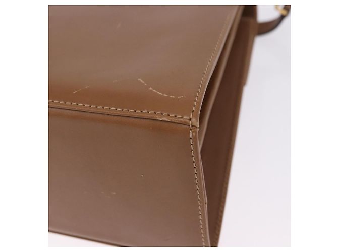 Borsa Salvatore Ferragamo Gancini in pelle 2way Marrone Oro Auth 196812 D'oro - vista 16