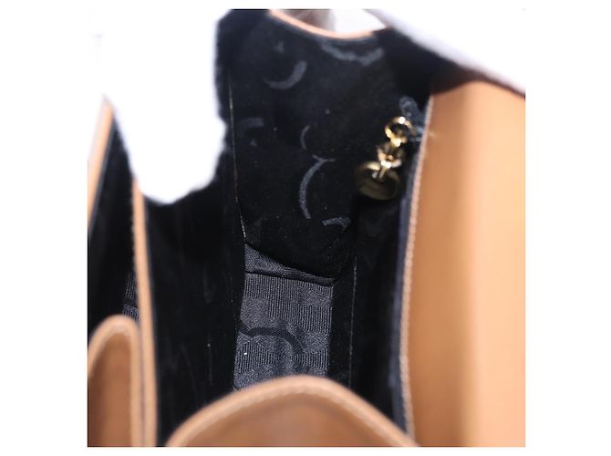 Borsa Salvatore Ferragamo Gancini in pelle 2way Marrone Oro Auth 196812 D'oro - vista 22