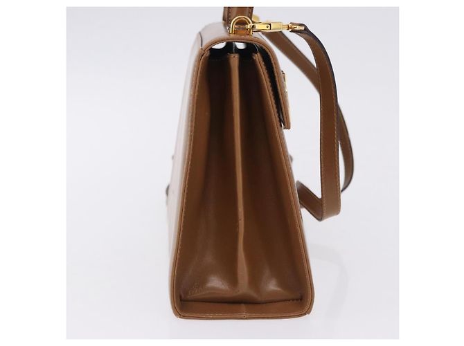 Borsa Salvatore Ferragamo Gancini in pelle 2way Marrone Oro Auth 196812 D'oro - vista 6