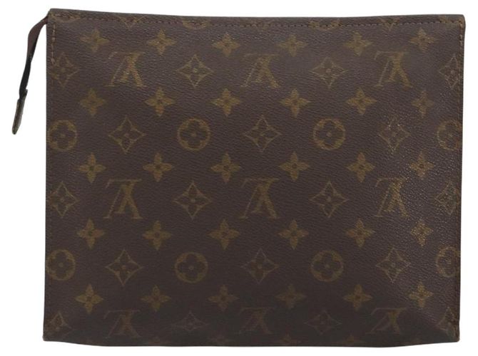 LOUIS VUITTON Monogram Poche Toilette 26 Pouch M47542 LV Auth 196116 Monogramma - vista 2