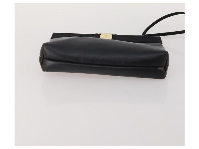 Borsa a tracolla Salvatore Ferragamo Vala in pelle Set da 2 Nero Auth 190004 - vista 7