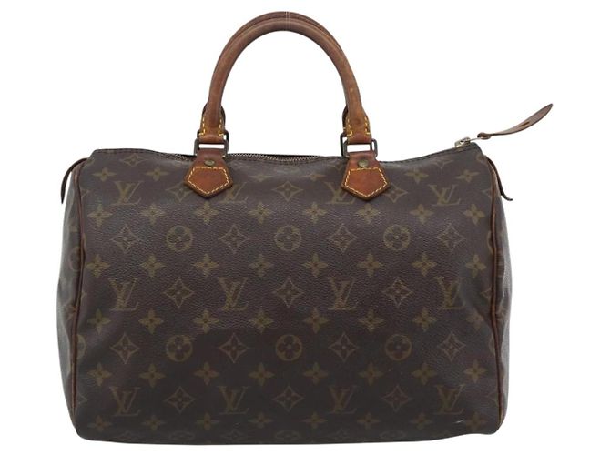 LOUIS VUITTON Monogram Speedy 30 Hand Bag M41526 LV Auth 196051 Monogramma - vista 13