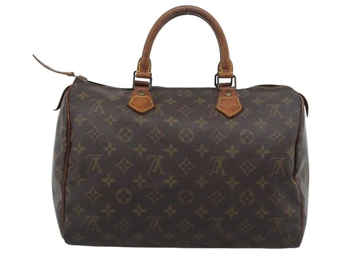 LOUIS VUITTON Monogram Speedy 30 Hand Bag M41526 LV Auth 196051 Monogramma - vista 2