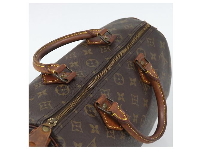 LOUIS VUITTON Monogram Speedy 30 Hand Bag M41526 LV Auth 196051 Monogramma - vista 6