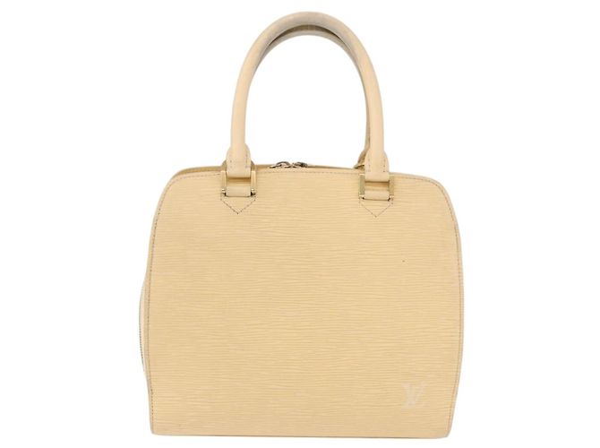 Borsa a mano LOUIS VUITTON Epi Pont Neuf Vanilla Cream M5205A LV Auth 193347 Crudo - vista 13