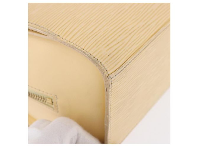 Borsa a mano LOUIS VUITTON Epi Pont Neuf Vanilla Cream M5205A LV Auth 193347 Crudo - vista 14