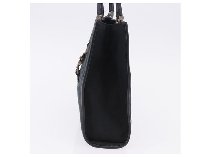 Borsa GUCCI GG Canvas Jackie Nero Oro 002 1065 Auth 180760 D'oro - vista 4