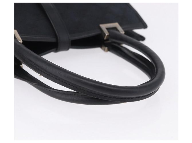Borsa GUCCI GG Canvas Jackie Nero Oro 002 1065 Auth 180760 D'oro - vista 7