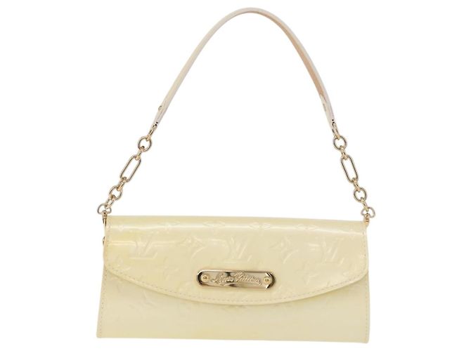 LOUIS VUITTON Monogram Vernis Sunset Bluebird Bag Perle M93541 LV Auth 196803A - vista 13