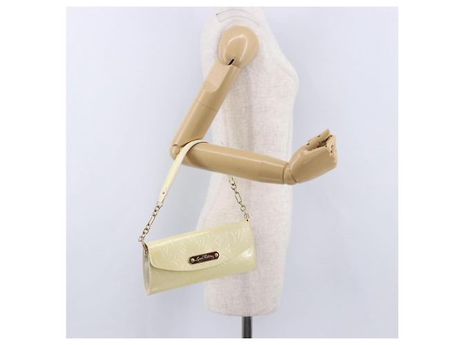 LOUIS VUITTON Monogram Vernis Sunset Bluebird Bag Perle M93541 LV Auth 196803A - vista 24