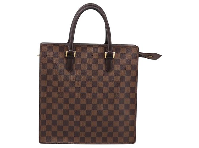 Borsa a mano LOUIS VUITTON Damier Ebene Venice PM N51145 LV Auth 194274 - vista 13