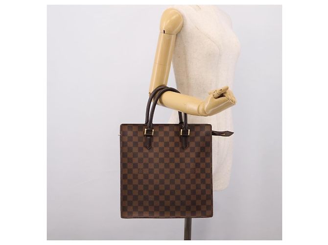 Borsa a mano LOUIS VUITTON Damier Ebene Venice PM N51145 LV Auth 194274 - vista 22