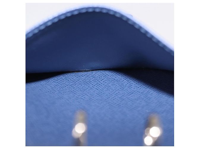LOUIS VUITTON Epi Agenda PM Day Planner Cover Blue LV Auth 195162V Azul - vista 10