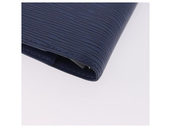 LOUIS VUITTON Epi Agenda PM Day Planner Cover Blue LV Auth 195162V Azul - vista 16