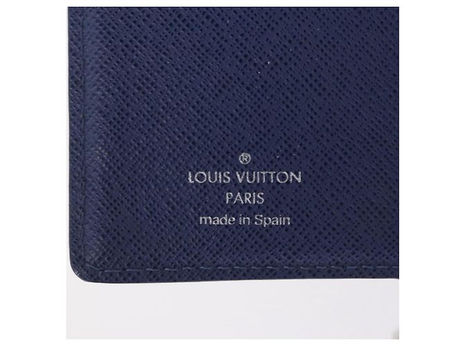 LOUIS VUITTON Epi Agenda PM Day Planner Cover Blue LV Auth 195162V Azul - vista 17