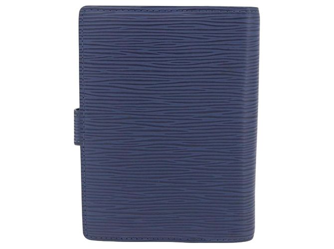 LOUIS VUITTON Epi Agenda PM Day Planner Cover Blue LV Auth 195162V Azul - vista 2