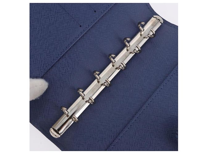 LOUIS VUITTON Epi Agenda PM Day Planner Cover Blue LV Auth 195162V Azul - vista 20