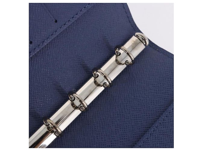LOUIS VUITTON Epi Agenda PM Day Planner Cover Blue LV Auth 195162V Azul - vista 22