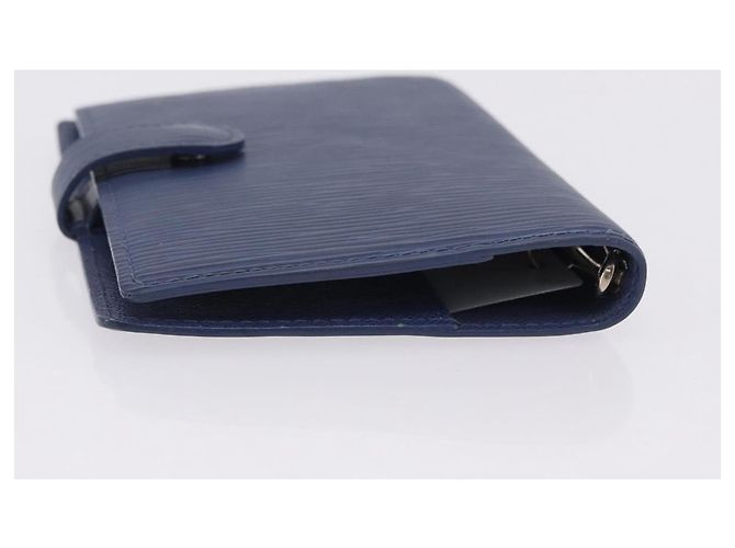LOUIS VUITTON Epi Agenda PM Day Planner Cover Blue LV Auth 195162V Azul - vista 5