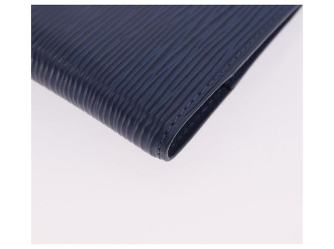 LOUIS VUITTON Epi Agenda PM Day Planner Cover Blue LV Auth 195162V Azul - vista 7
