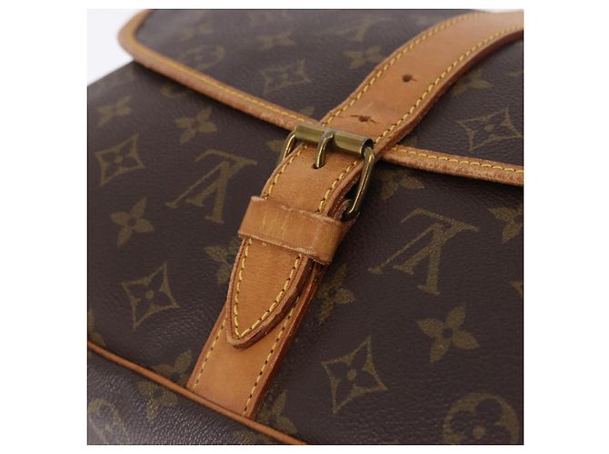 Borsa a tracolla LOUIS VUITTON Monogram Saumur 35 M42254 LV Auth BA14173 Monogramma - vista 19