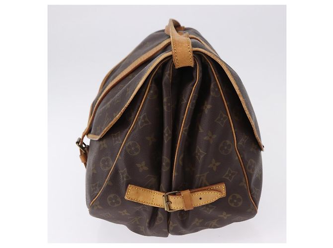 Borsa a tracolla LOUIS VUITTON Monogram Saumur 35 M42254 LV Auth BA14173 Monogramma - vista 3