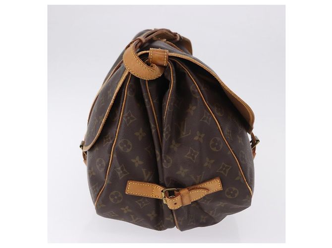 Borsa a tracolla LOUIS VUITTON Monogram Saumur 35 M42254 LV Auth BA14173 Monogramma - vista 4