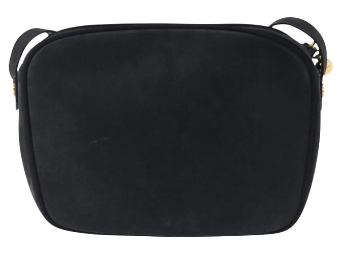 Bolsa de Ombro Salvatore Ferragamo Vala em Camurça Navy Gold Auth ka5596 Dourado Azul marinho - vista 3