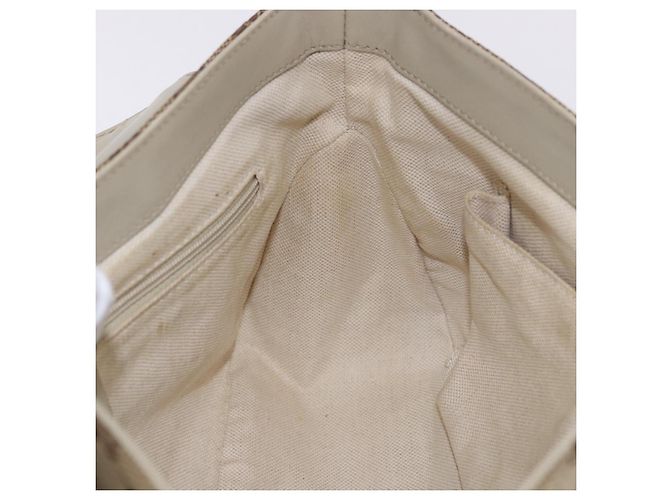 Borsa a tracolla GUCCI GG Canvas Beige Gold 308452 Auth ka5680 D'oro - vista 19