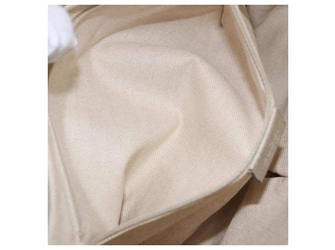 Borsa a tracolla GUCCI GG Canvas Beige Gold 308452 Auth ka5680 D'oro - vista 22