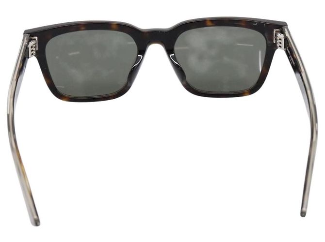 Gafas de sol SAINT LAURENT Carey Plástico Brown Silver Auth BA15028A Castaño Plata - vista 3