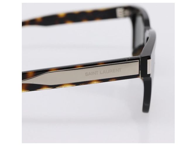 Gafas de sol SAINT LAURENT Carey Plástico Brown Silver Auth BA15028A Castaño Plata - vista 5