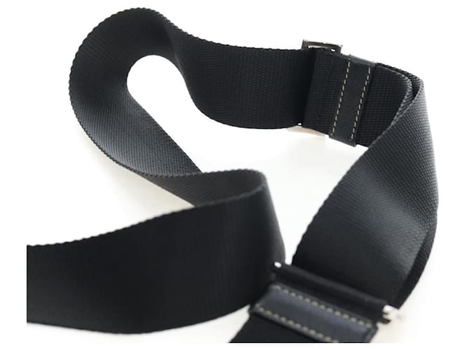 Borsa a tracolla PRADA Nylon Nero Argento Auth 195790V - vista 14