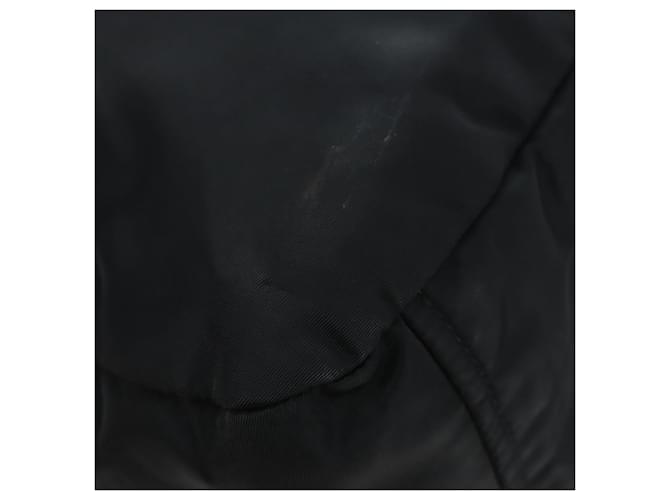 Borsa a tracolla PRADA Nylon Nero Argento Auth 195790V - vista 17
