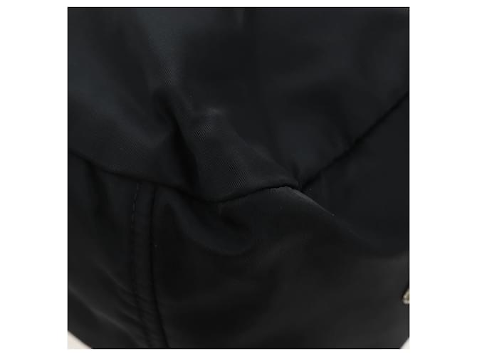 Borsa a tracolla PRADA Nylon Nero Argento Auth 195790V - vista 18