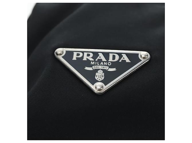 Borsa a tracolla PRADA Nylon Nero Argento Auth 195790V - vista 19