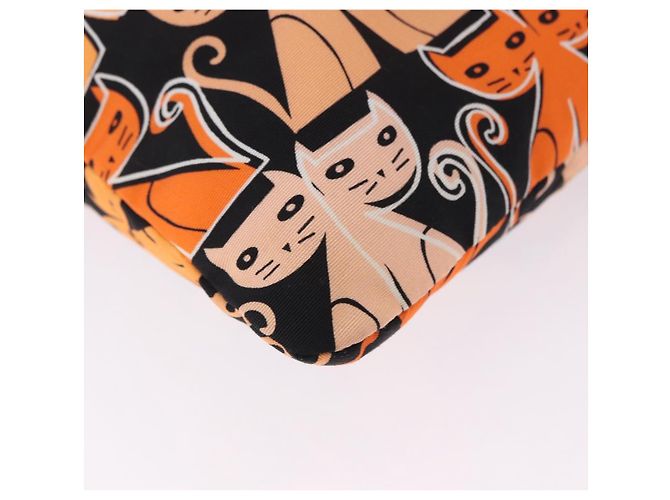 Pouch Miu Miu Nylon Orange Auth 196784V Arancione - vista 16