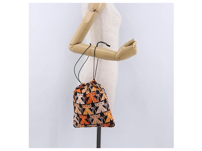 Pouch Miu Miu Nylon Orange Auth 196784V Arancione - vista 22