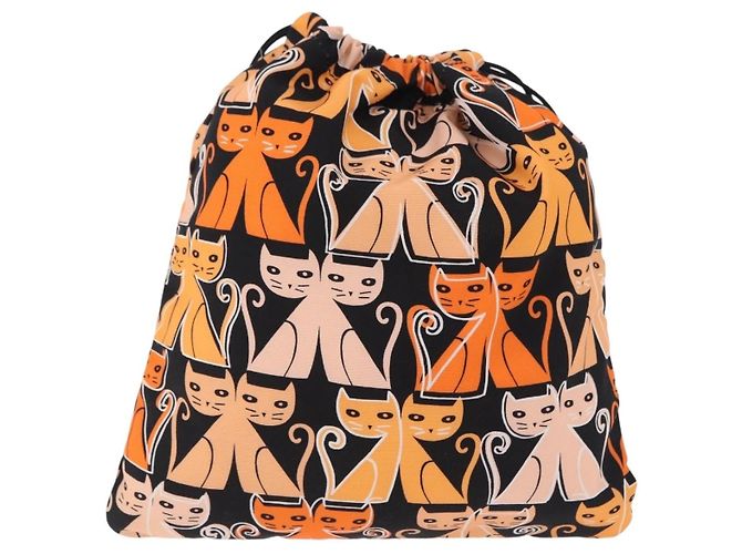 Pouch Miu Miu Nylon Orange Auth 196784V Arancione - vista 3